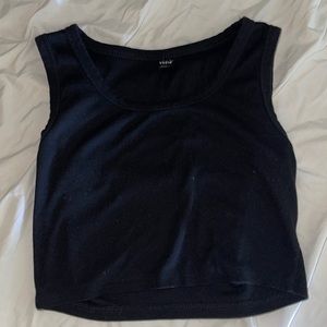Black Crop top